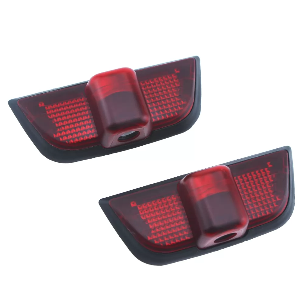 QCDIN For Mercedes Benz Car Door Logo Lights - for C-Class W204 2007 -- 2014