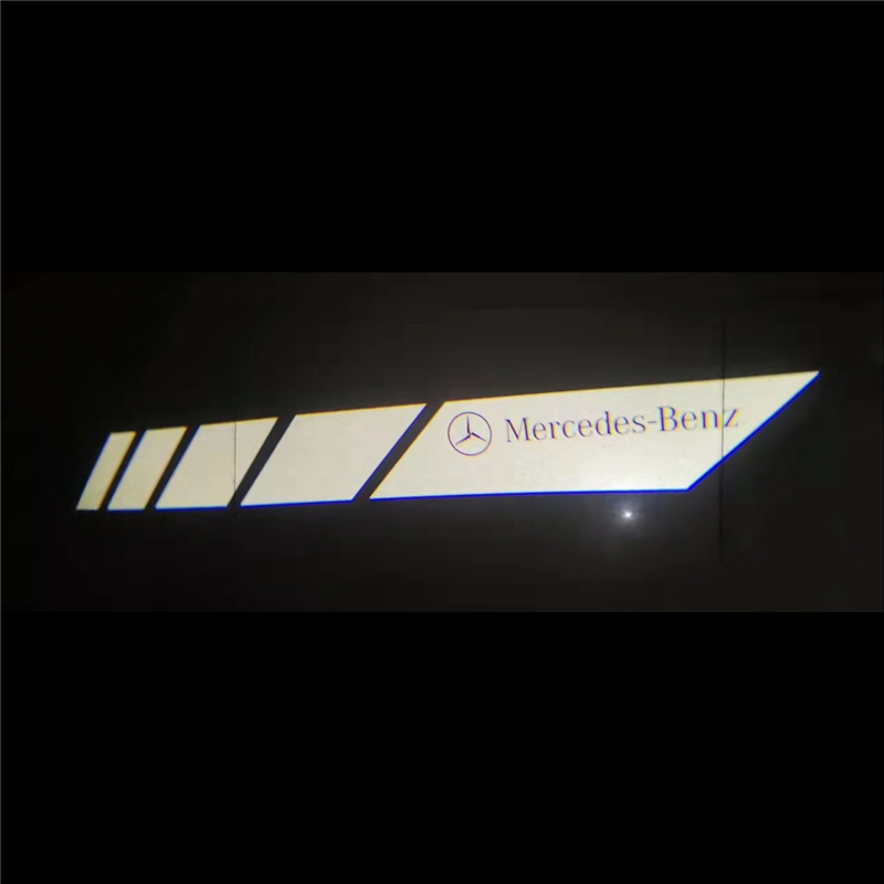 LED Puddle Light With Logo For Mercedes Benz AMG A B C E S GLC Class – Side Mirror Projector