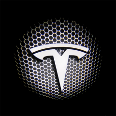 QCDIN For TESLA Car Door Lights Dynamic Logo Projector-for MODEL 3 /MODEL S /MODEL X /MODEL Y